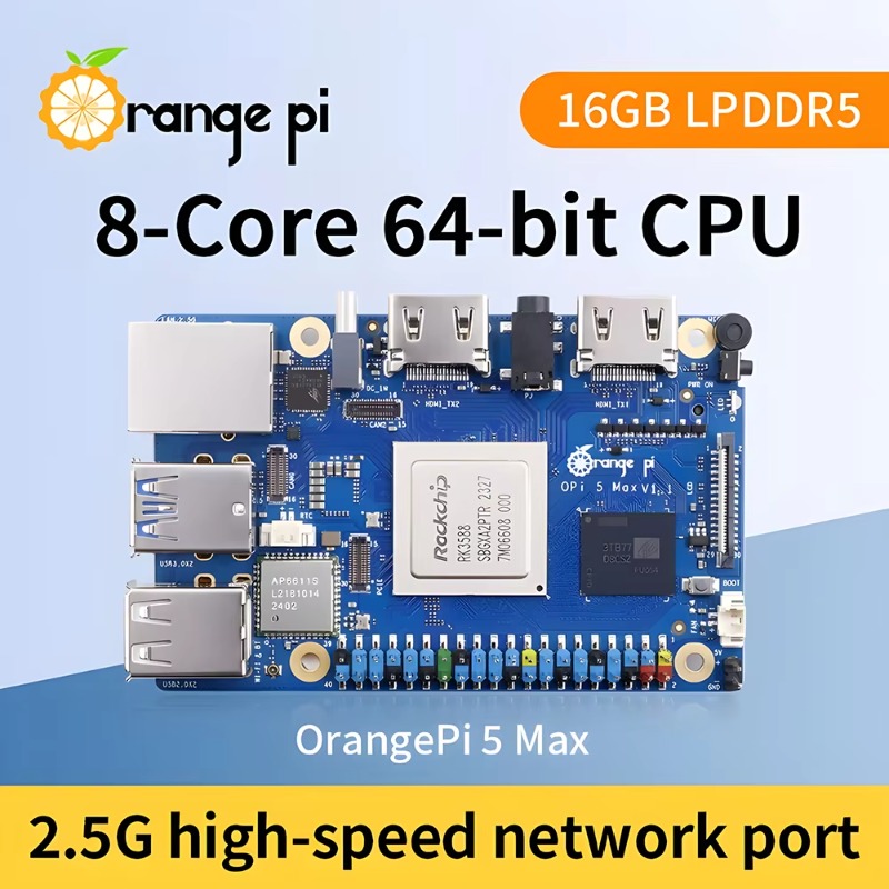 【Hot Sale】OEM Orange Pi 5 MAX  - огляд і ціна Orange Pi 5 Max Rk3588