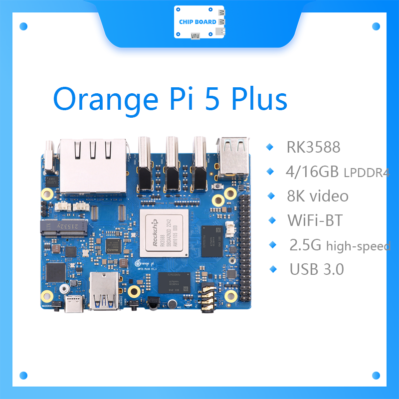 Orange Pi 5 Plus  Single Board - огляд і ціна Orange Pi 5 Plus 32Gb