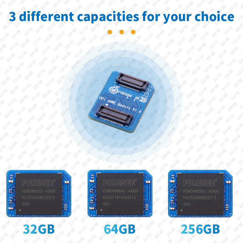 Orange Pi EMMC Module 32GB 64G - огляд і ціна Orange Pi 5 Plus 32Gb