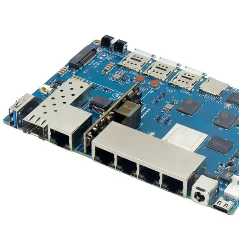 Wifi 7 Router board with MTK M - огляд і ціна Bananapi Bpi R4 Wifi 7