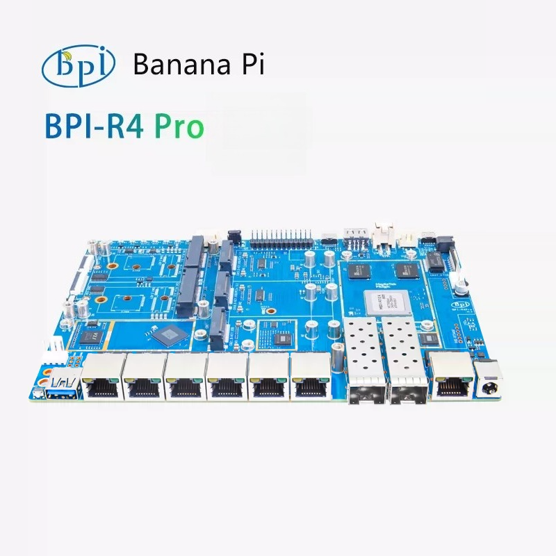 Banana Pi BPI-R4 Pro-4E Open S - огляд і ціна Bananapi Bpi R4 Wifi 7