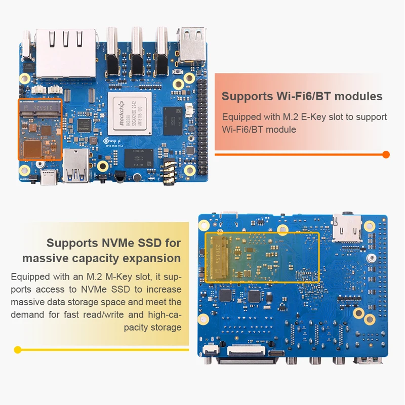 Orange Pi 5 Plus 4 8 16 GB RAM - огляд і ціна Rk3588 Mini Pc Board
