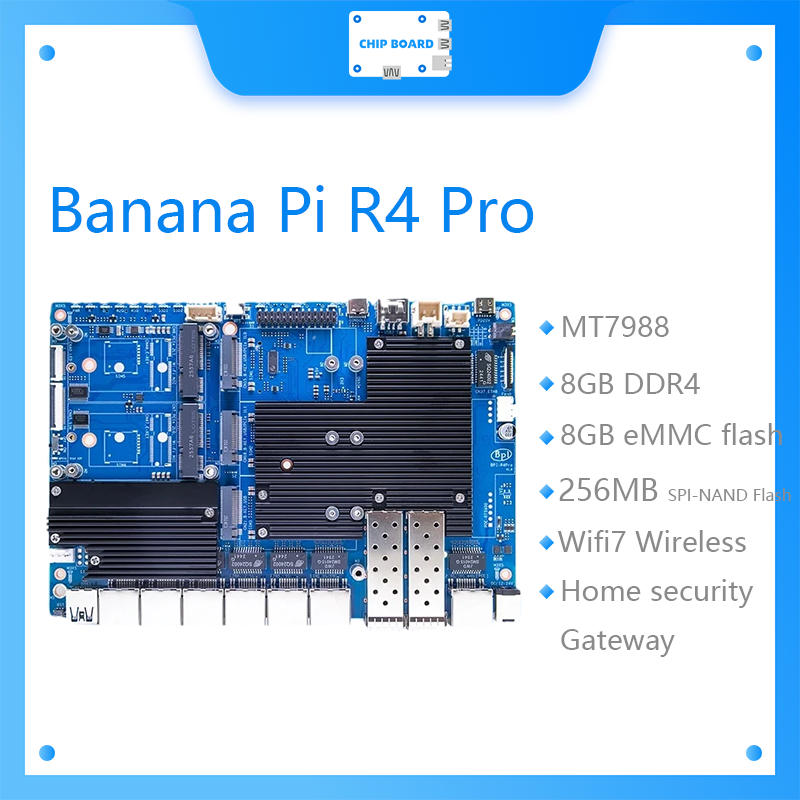 Banana Pi BPI-R4 Pro board off - огляд і ціна Bananapi Bpi R4 Wifi 7