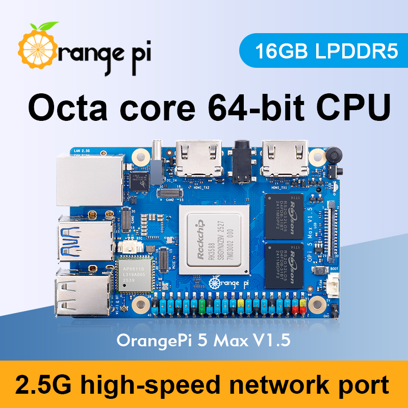 AvaCoreOrange Pi 5 Max 16GB V1 - огляд і ціна Rk3588 Mini Pc Board