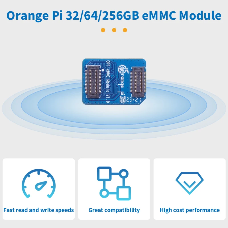 Woli Orange Pi Module 32GB 64G - огляд і ціна Orange Pi 5 Plus 32Gb