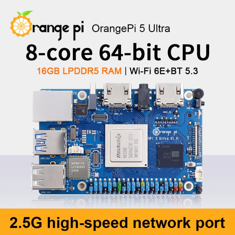 AvaCoreOrange Pi 5 Ultra 16G R - огляд і ціна Rk3588 Mini Pc Board
