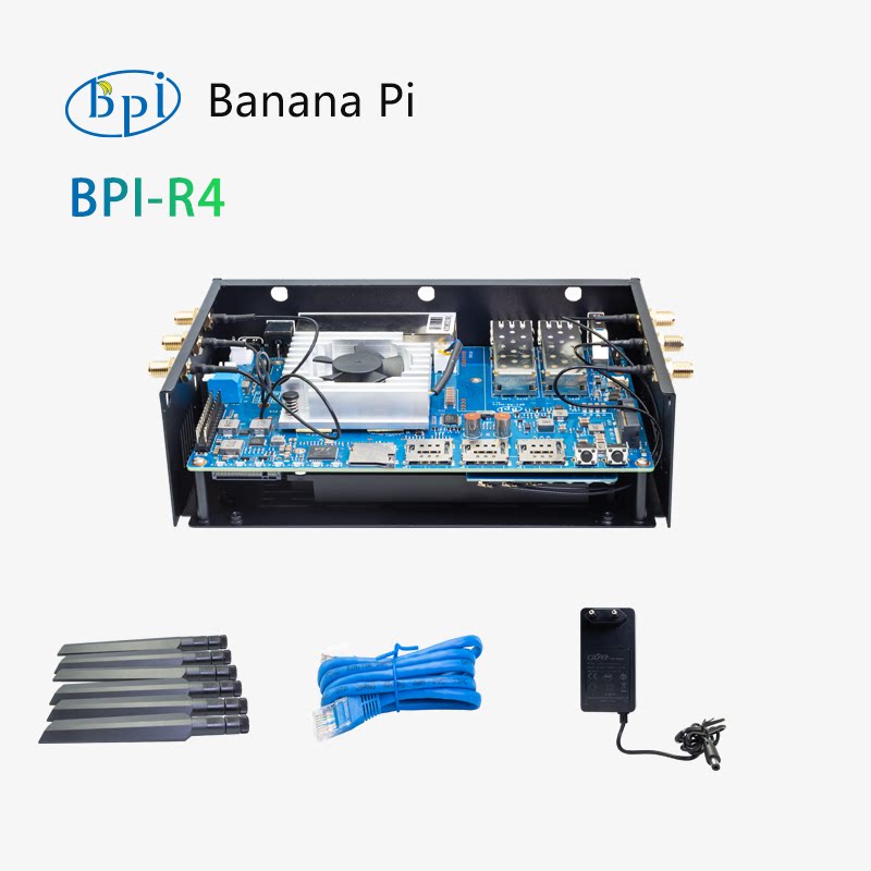 Banana Pi BPI-R4 WiFi 7 Router - огляд і ціна Bananapi Bpi R4 Wifi 7
