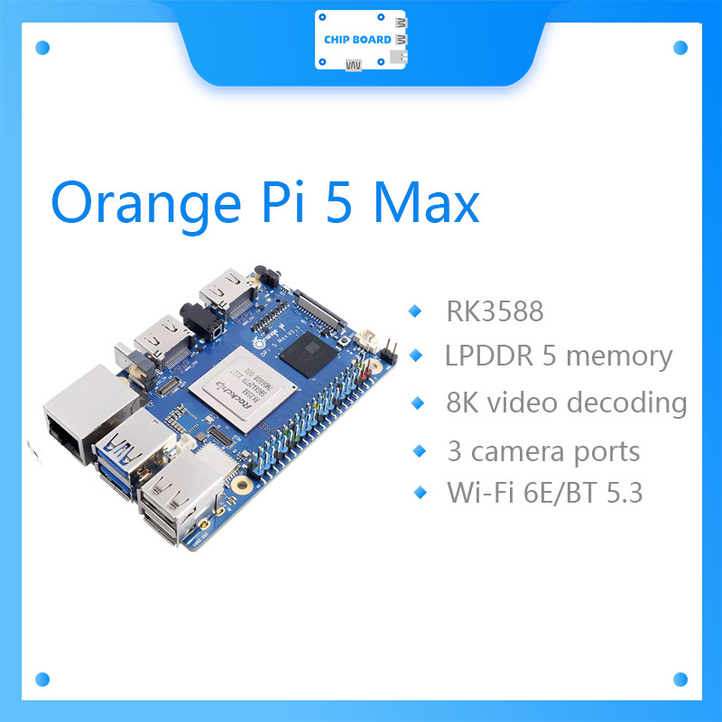 Orange Pi 5 Max 16GB RAM LPDDR - огляд і ціна Orange Pi 5 Max Rk3588